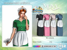 Sims 4 — Careers Housemaid uniform by Mona — -New mesh-