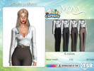 Sims 4 — Careers Office's uniform by Mona — -New mesh-