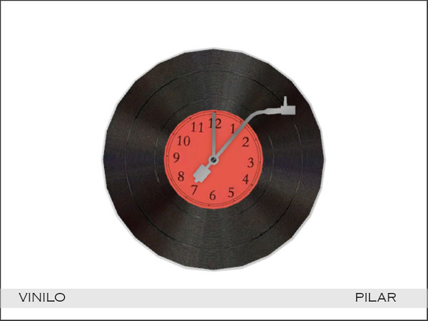 Sims 4 — Pilar Vinilo DecoWall2 by Pilar — Retro touches with a contemporary twist
