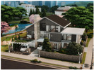 Sims 4 — MM Modern Home 3 by Merin_Martini — My Sims 4 lots some are inspired from random pictures that I found on the