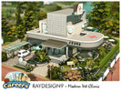 Sims 4 — Modern Vet Clinic by RayDesign9 — I build this lot in Brindleton Bay, 40x30 lot size with 2 floors. This house
