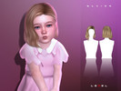 Sims 4 — LEXEL - Elvira bob "toddler hairstyle" by LEXEL_s — 35 swatches