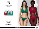 Sims 3 — Plunge Bikini Top by Bill_Sims — This bikini top features a plunge neckline that provides full coverage! -