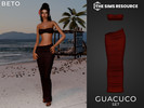 Sims 4 — Guacuco - Set by Beto_ae0 — A sexy summer outfit, perfect for summer