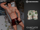 Sims 4 — Guacuco - Shorts by Beto_ae0 — Men's summer shorts, enjoy them in your game