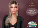 Sims 4 — Aurum - Miranda hairstyle set by Aurum — 4 style options