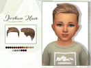 Sims 4 — Joshua Hair - Toddler version by Lewbertsn00tles — A wispy, textured crop hairstyle for male sims. Maxis Match