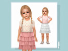 Sims 4 — Liora Dress by lillka — 6 swatches