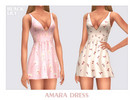 Sims 4 — Amara Dress by Black_Lily — YA, A, Teen