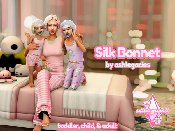 Sims 4 — Silk Bonnets by ashlegacies — Base Game