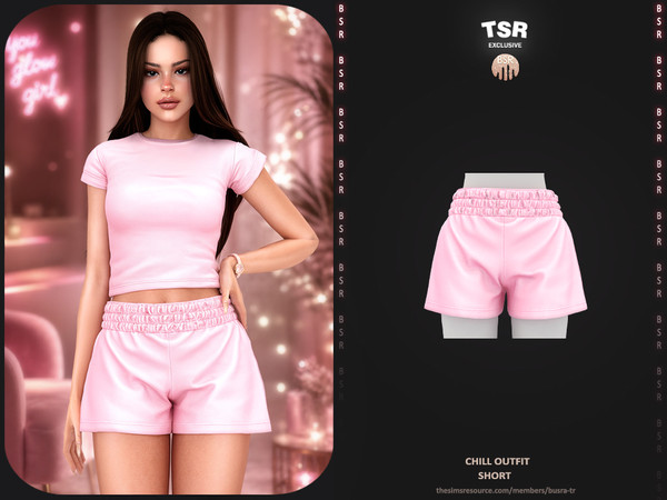 Sims 4 — Chill Outfit - Short BD1675 by busra-tr — - BD1675