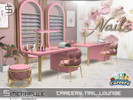 Sims 4 — Careers Nail Lounge by Simenapule — Careers Nail Lounge is a stylish nail salon set designed for elegant beauty
