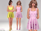 Sims 4 — Layla - Mini Skater Dress by Layla — Female mini skater dress This dress was released early on my Patreon! For