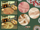 Sims 4 — KsuCCSims4 - Blush Tide Rug by KsuCCSims4 — Soft pastel abstract round rug for modern and cozy interiors.The