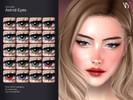 Sims 4 — VELYSEA Astrid Eyes by VELYSEA — Face Paint category HQ comatble 20 swatches