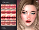 Sims 4 — VELYSEA Astrid Lipstick by VELYSEA — Lipstick category HQ comatble 12 swatches