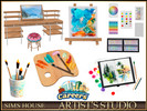 Sims 4 — ARTIST'S STUDIO by Sims_House — ARTIST'S STUDIO
