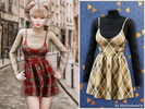 Sims 4 — Cozy plaid layered outfit by MysteriousOo — Stylish layered outfit featuring a soft ribbed turtleneck under a