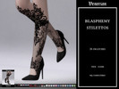 Sims 4 — Blasphemy Stilettos by Venerian by Venerian — 26 swatches Teen to elder Feminine frame only HQ compatible The