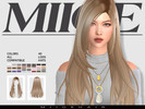 Sims 4 — MIIOE-Long hair by MIIOE — This hairstyle was designed specifically for The Sims 4. Hope you like it, thank you.