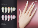 Sims 4 — VELYSEA Astrid Nail by VELYSEA — Fingernail category HQ comatble 31 swatches