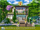 Sims 4 — Bloom and Wild Flower Shop by MychQQQ — Lot:40x30