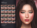 Sims 4 — VELYSEA Bella Eyes by VELYSEA — Face Paint category HQ comatble 20 swatches