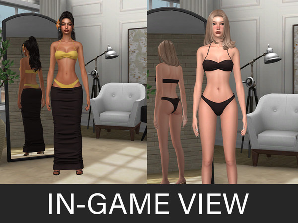 Sims 4 — By Beto - Aurelia (Top) by Beto_ae0 — A modern and stylish summer outfit for women, enjoy it!