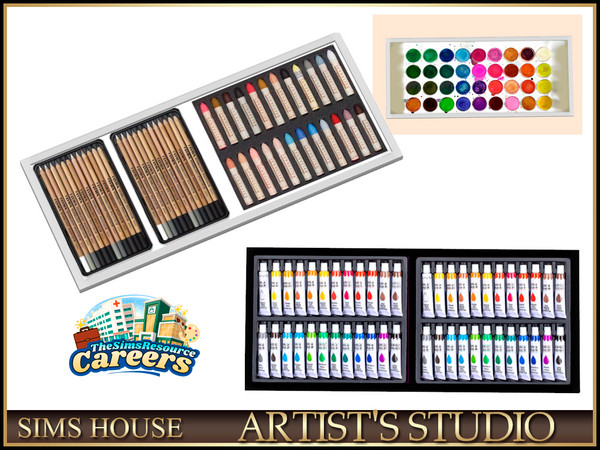 Sims 4 — Sims House ART SUPPLIES | ARTIST'S STUDIO by Sims_House — ARTIST'S STUDIO