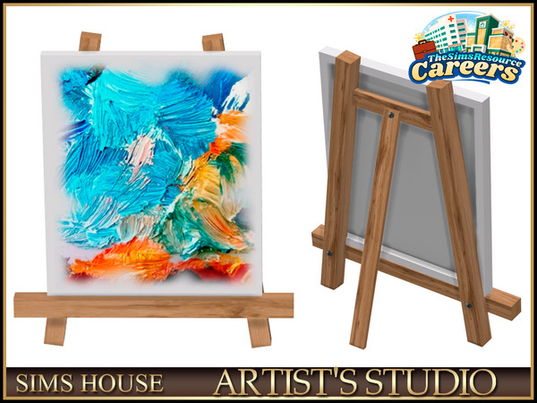 Sims 4 — Sims House TABLETOP EASEL | ARTIST'S STUDIO by Sims_House — ARTIST'S STUDIO