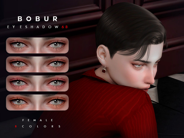 Sims 4 — Crystal Dew Eyeshadow by Bobur2 — Crystal Dew Eyeshadows for female