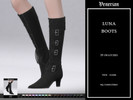 Sims 4 — Luna Boots by Venerian by Venerian — 20 swatches Teen to elder Feminine frame only HQ compatible