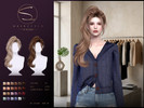 Sims 4 — S-CLUB  PONYTAIL HAIRSTYLE by S-Club — hope you like, thank you.