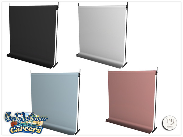 Sims 4 — Jomsims Careers beauty influencer backdrop by jomsims — Create the perfect beauty influencer studio with this