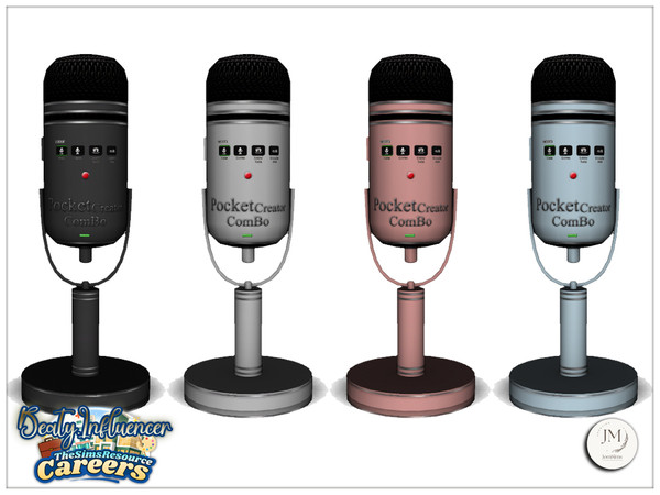 Sims 4 — Jomsims Careers beauty influencer deco micro1 by jomsims — Create the perfect beauty influencer studio with this