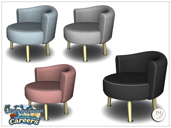Sims 4 — Jomsims Careers beauty influencer seat by jomsims — Create the perfect beauty influencer studio with this