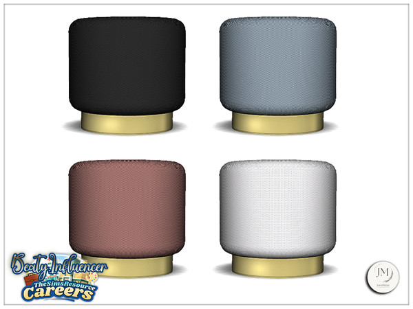 Sims 4 — Jomsims Careers beauty influencer pouf by jomsims — For our career theme. Find beauty influencers.