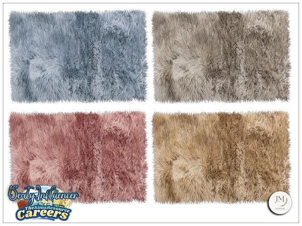 Sims 4 — Jomsims Careers beauty influencer rugs by jomsims — For our career theme. Find beauty influencers.