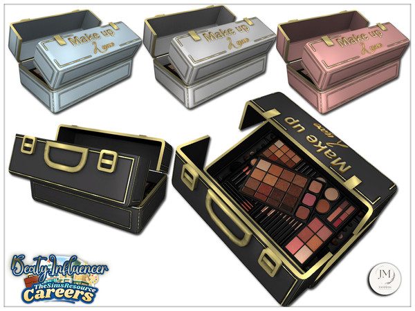 Sims 4 — Jomsims Careers beauty influencer case deco2 by jomsims — For our career theme. Find beauty influencers.
