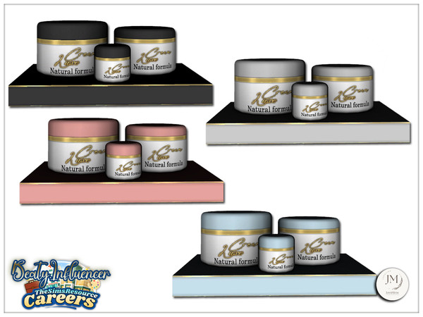 Sims 4 — Jomsims Careers beauty influencer deco cream1 by jomsims — For our career theme. Find beauty influencers.