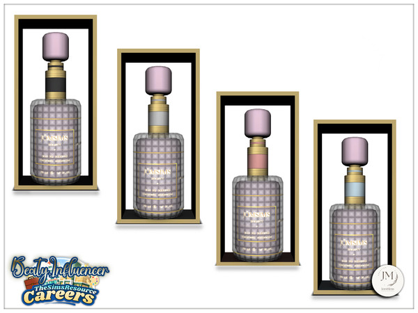 Sims 4 — Jomsims Careers beauty influencer deco parfum1 by jomsims — For our career theme. Find beauty influencers.
