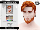 Sims 4 — Facial Hair Style N2 7 5 by David_Mtv2 — All maxis color (24 colors).