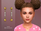 Sims 4 — Xandra Earrings Child by Suzue — New Mesh (Suzue)