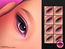 Sims 4 — Midnight Drama Eyeshadow by cosimetic — Midnight Drama Eyeshadow blends soft shadowing with a delicate glossy