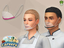 Sims 4 — Food Sanitary Spit Guard - Mouth Shield - Careers Collection by kapakijo — Keep your sims food clean &