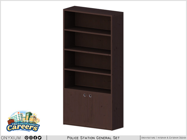 Sims 4 — CSI Modular Shelf by Onyxium — Onyxium@TSR Design Workshop CSI Collection - Belong To The 2026 Year