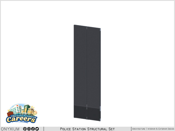 Sims 4 — CSI Modular Desk Divider Panel Flat by Onyxium — Onyxium@TSR Design Workshop CSI Collection - Belong To The 2026