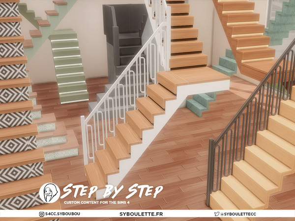 Sims 4 — Patreon release - Step by Step by Syboubou — The Royalty and Legacy DLC brought a fun new flared style to