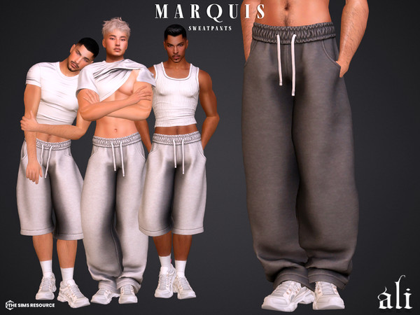 Sims 4 — MARQUIS sweatpants by ali1 — New Mesh