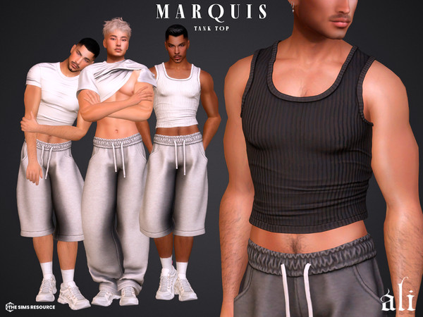 Sims 4 — MARQUIS tank top by ali1 — New Mesh